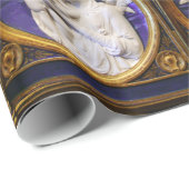 MADONNA MET KIND RENAISSANCE KERSTGROETEN CADEAUPAPIER (Rol Hoek)