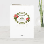 Madonna met kind Verjaardag Kaart (Achterkant)