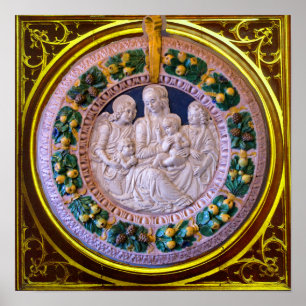 MADONNA MET KINDEREN EN ZUIVEREN POSTER