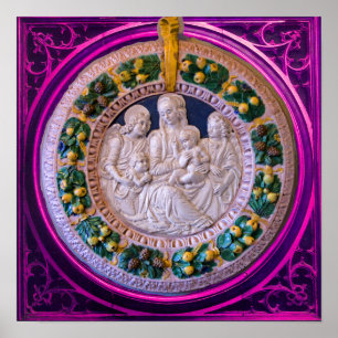 MADONNA MET KINDEREN EN ZUIVEREN POSTER