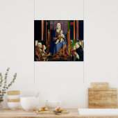 Madonna met Sint-Nicolaas van Bari Poster (Keuken)