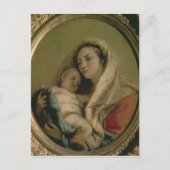 Madonna met slapend kind, jaren 1780 briefkaart (Voorkant)