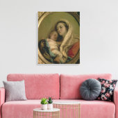 Madonna met slapend kind, jaren 1780 canvas afdruk (Insitu (Woonkamer))
