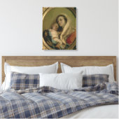 Madonna met slapend kind, jaren 1780 canvas afdruk (Insitu (Slaapkamer))