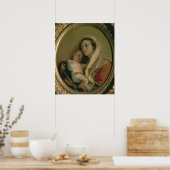 Madonna met slapend kind, jaren 1780 poster (Keuken)