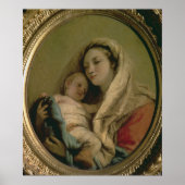 Madonna met slapend kind, jaren 1780 poster (Voorkant)