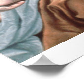 Madonna met 'Slapende Christuskind' door Gentilesc Poster (Hoek)