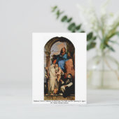 Madonna met St. Catherine St. Rosa Briefkaart (Staand voorkant)