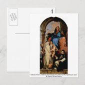 Madonna met St. Catherine St. Rosa Briefkaart (Voorkant / Achterkant)