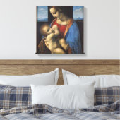 madonna , moeder van jezus , leonardo da vinci canvas afdruk (Insitu (Slaapkamer))