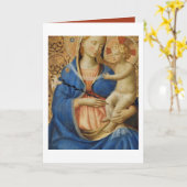 Madonna of Humility (1440) door Fra Angelico Kaart (Gele Bloem)