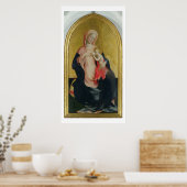 Madonna of Humiliy, c.1410 (tempera on panel) Poster (Keuken)