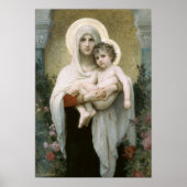 Madonna of the Roses – William Adolphe Bouguereau Poster (Voorkant)