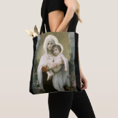 Madonna of the Roses – William Adolphe Bouguereau Tote Bag (Dichtbij)