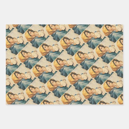 Madonna of the streets - Roberto Ferruzzi Inpakpapier Vel (Voorkant 2)