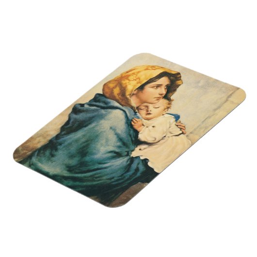 Madonna of the streets - Roberto Ferruzzi Magneet (Linkerzijde)