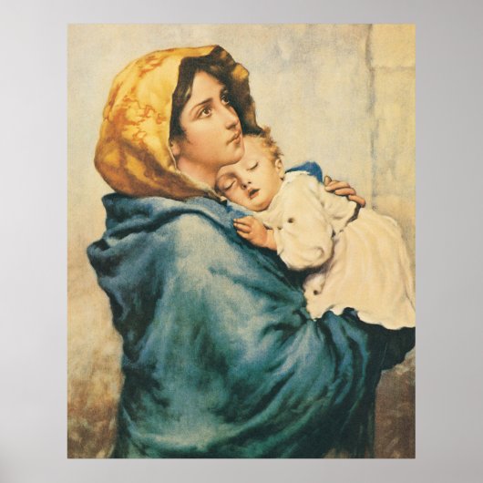 Madonna of the streets - Roberto Ferruzzi Poster (Voorkant)