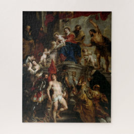 Madonna, omringd door de heiligen legpuzzel