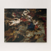 Madonna, omringd door de heiligen legpuzzel (Horizontaal)