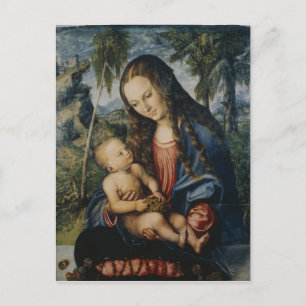 Madonna onder de stamboom, c.1510 briefkaart