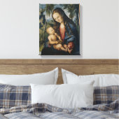 Madonna onder de stamboom, c.1510 canvas afdruk (Insitu (Slaapkamer))
