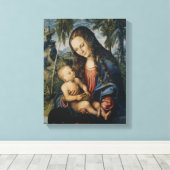 Madonna onder de stamboom, c.1510 canvas afdruk (Insitu (Houten vloer))