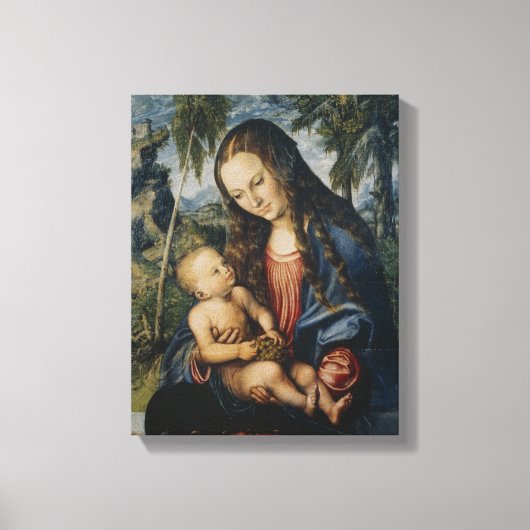 Madonna onder de stamboom, c.1510 canvas afdruk (Voorkant)