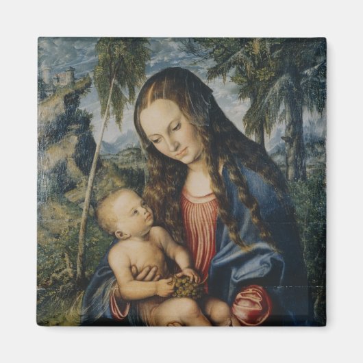 Madonna onder de stamboom, c.1510 magneet (Voorkant)