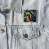 Madonna onder de stamboom, c.1510 vierkante button 5,1 cm (In situ)