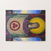 Madonna Oriflamma door Nicholas Roerich Legpuzzel (Horizontaal)