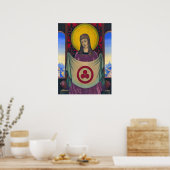 Madonna Oriflamma door Nicholas Roerich Poster (Keuken)