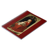 Madonna Receiving Angelic Crown Notitieboek (Linkerzijde)
