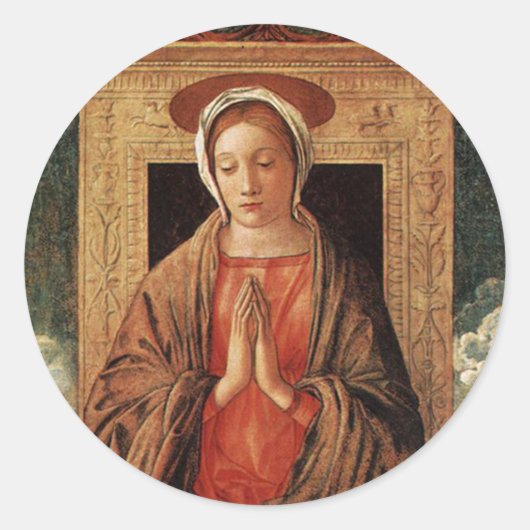 Madonna Ronde Sticker (Voorkant)