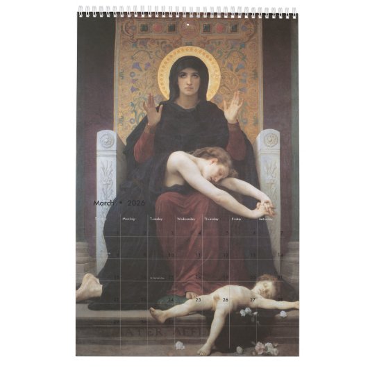 Madonna – Saint Mary – Maria – Gottesmutter Kalender (Mar 2026)
