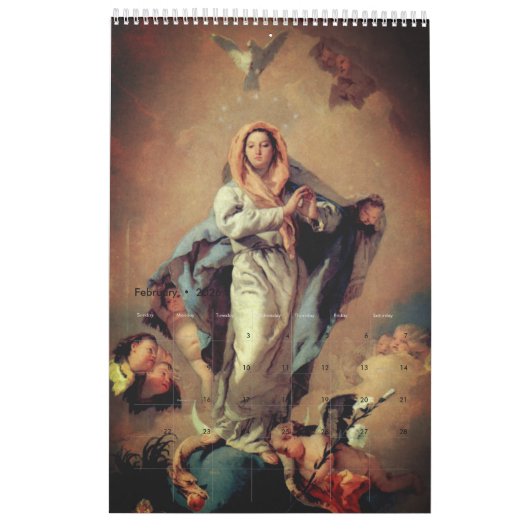 Madonna – Saint Mary – Maria – Gottesmutter Kalender (Feb 2026)
