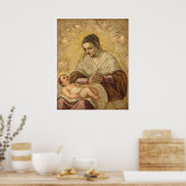 Madonna Stars - Jacopo Tintoretto Fine Art Poster (Keuken)