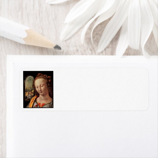 Madonna van anjer etiket (Insitu)