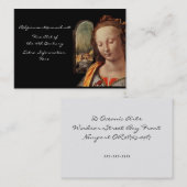 Madonna van anjer visitekaartje (Voorkant / Achterkant)