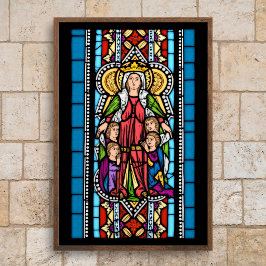 Madonna van Barmhartigheid Kunstprint Poster