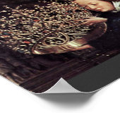 Madonna van bondskanselier Nicholas Rolin van Eyck Poster (Hoek)