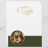 Madonna van Botticelli. Kerstmis (Voorkant / Achterkant)