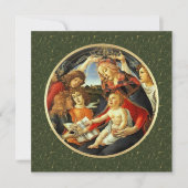 Madonna van Botticelli. Religieuze kerstKaarten Feestdagenkaart (Voorkant)