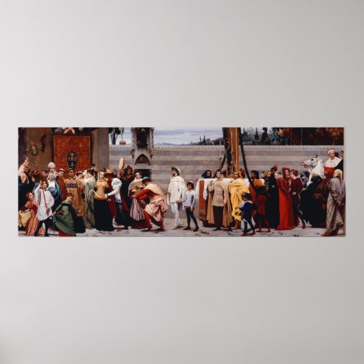 Madonna van Cimabue gedragen Poster (Voorkant)