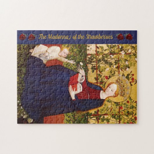 Madonna van de aardbeien (M 058) Legpuzzel (Horizontaal)