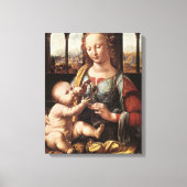'Madonna van de anjer' Canvas Afdruk (Voorkant)
