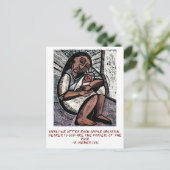 Madonna van de armen aankondigingskaart (Staand voorkant)