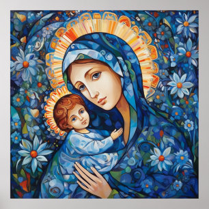 Madonna van de Bloesems Poster