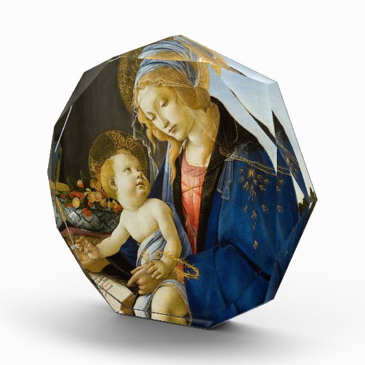 Madonna van de Boek door Botticelli Religieus Fotoblokken (Rechts)