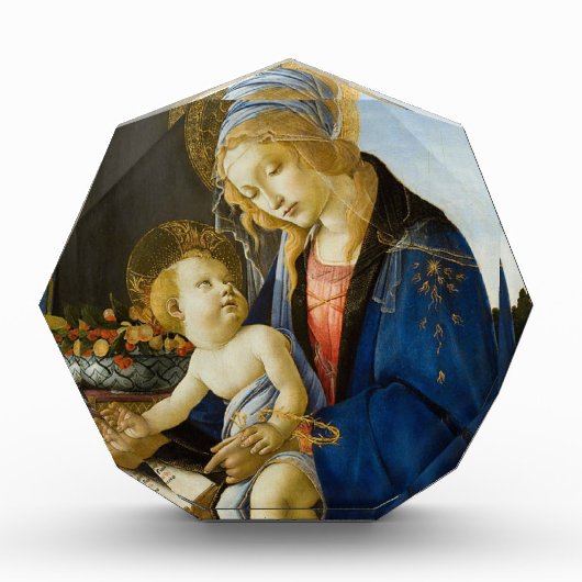 Madonna van de Boek door Botticelli Religieus Fotoblokken (Voorkant)