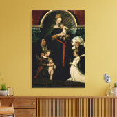 Madonna van de Burgermeister Meyer Canvas Afdruk (Insitu (Woonkamer))